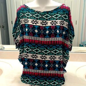 Like new colorful tunic by Joyce